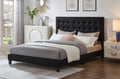 Modern Adjustable Headboard Platform Bed (T-2114)