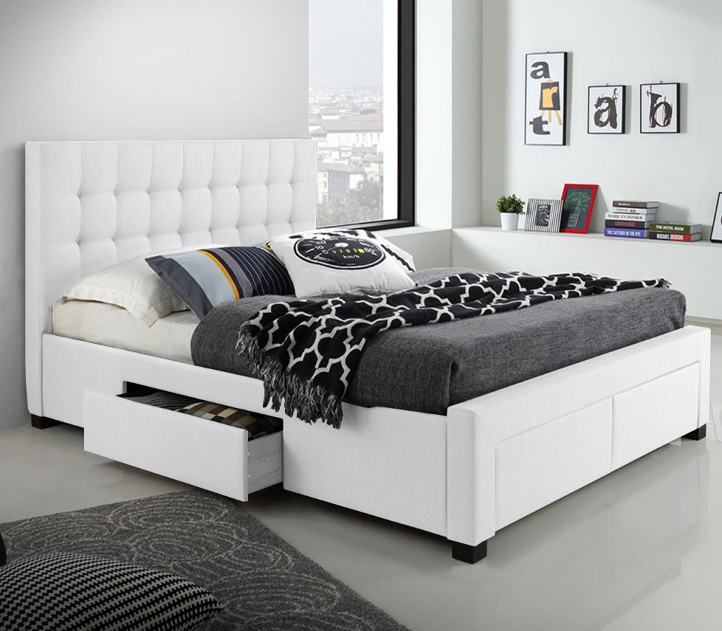 Contemporary Storage Platform Bed Frame (T-2152)