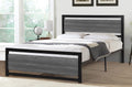 Heavy-Duty Metal Bed Frame – Industrial Design T-2233