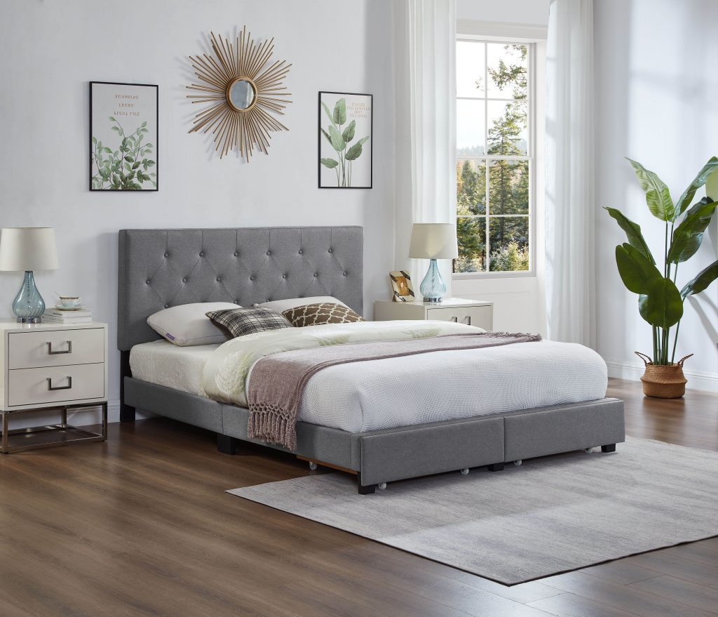 Premium Adjustable Platform Bed with Storage Drawers (T-2125)