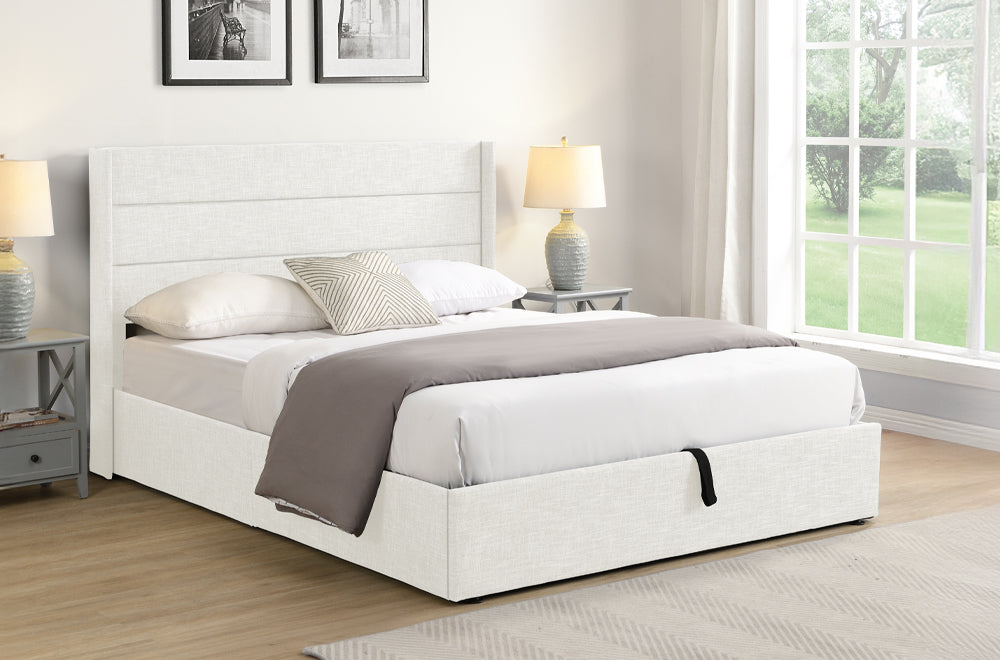 Stylish Utility: Modern Bed with Secret Storage (T-2160)
