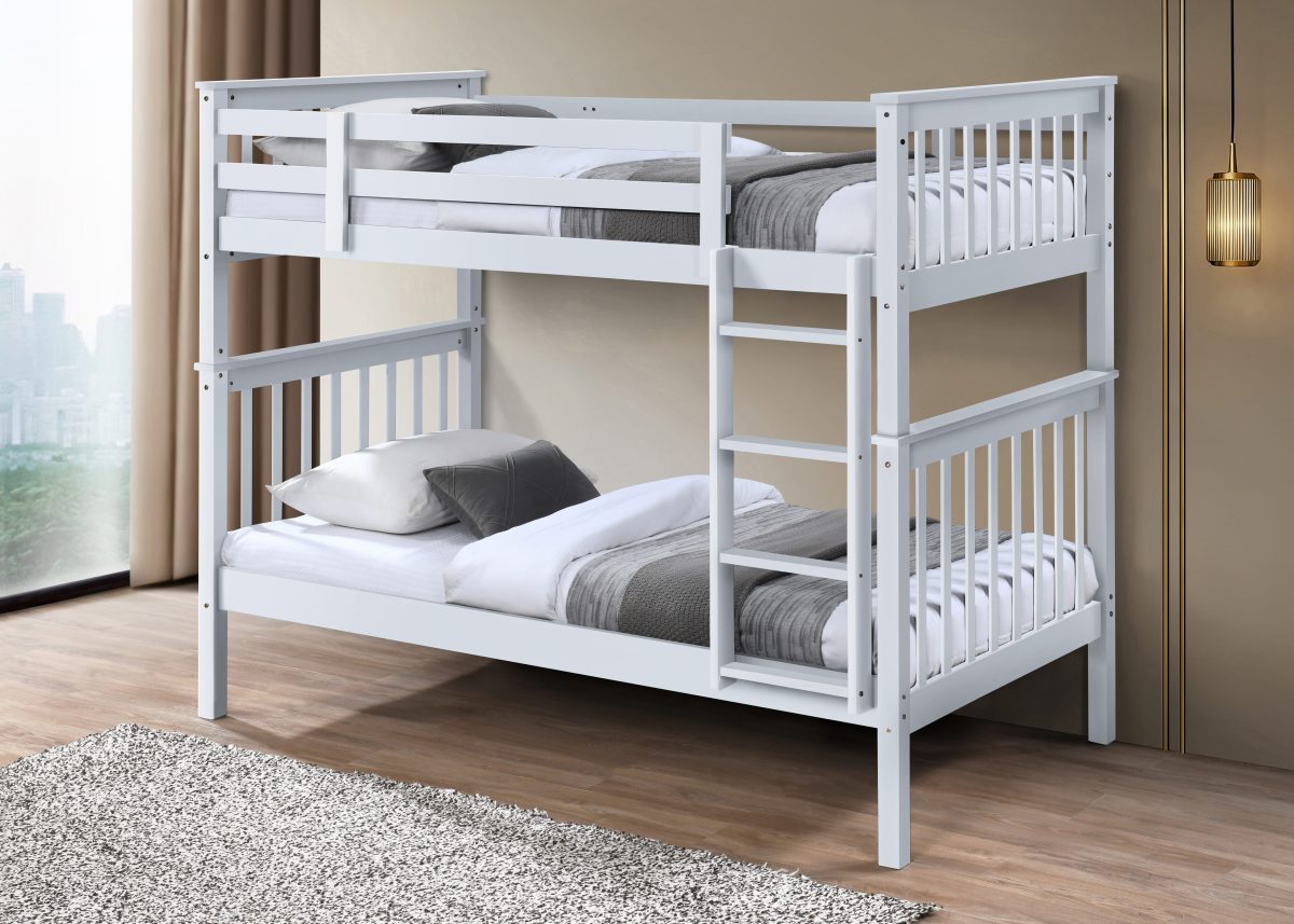 Durable Twin-Over-Twin Bunk Bed T-2500