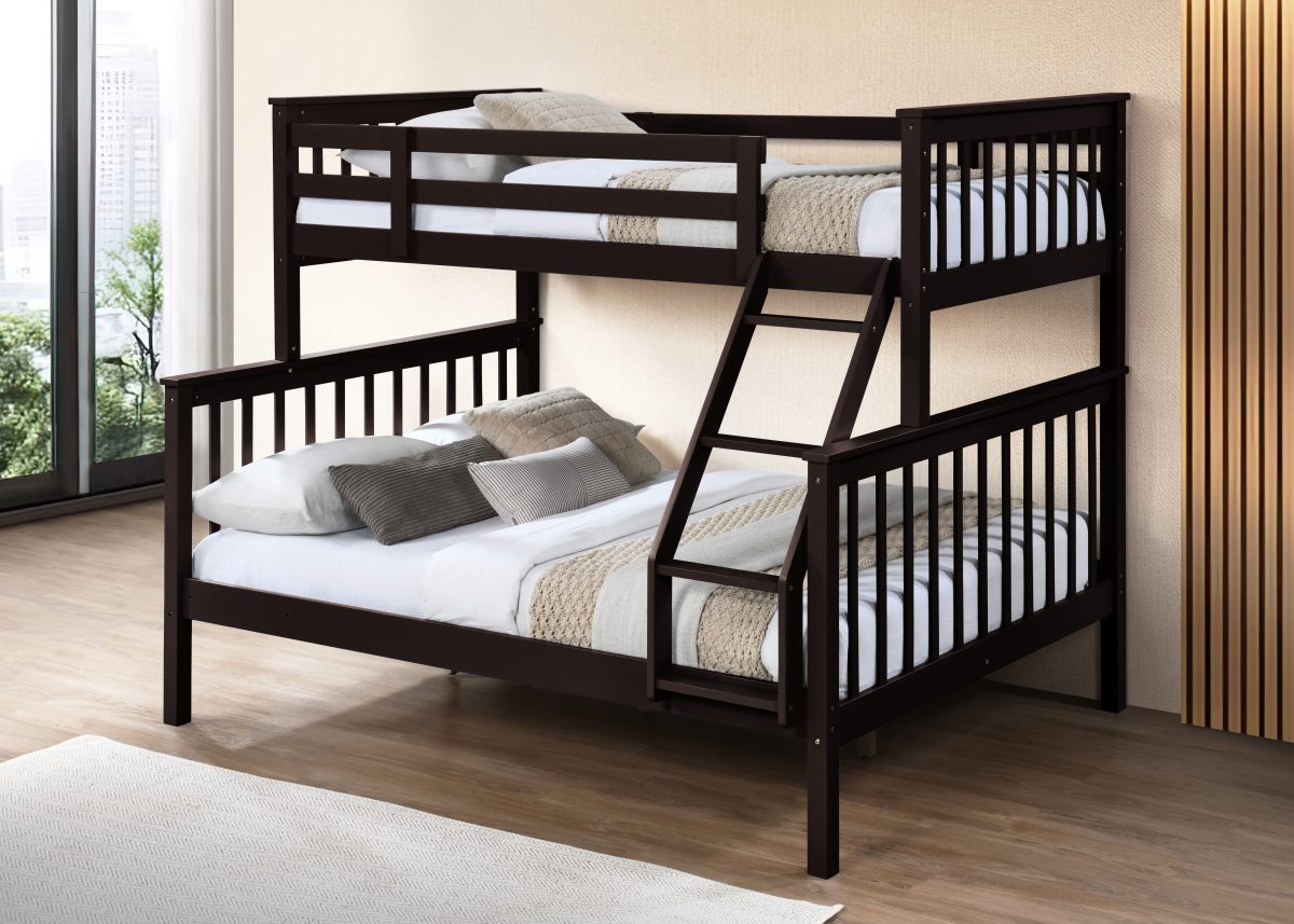 Contemporary Bunk Bed Frame for Shared Rooms T-2501