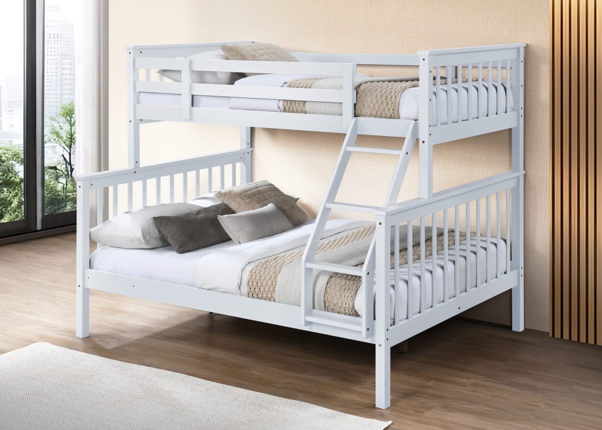 Contemporary Bunk Bed Frame for Shared Rooms T-2501