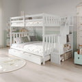 Contemporary Bunk Bed Frame for Shared Rooms T-2595